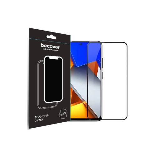 Скло захисне BeCover Poco M4 Pro 4G Black (708590) – BeCover