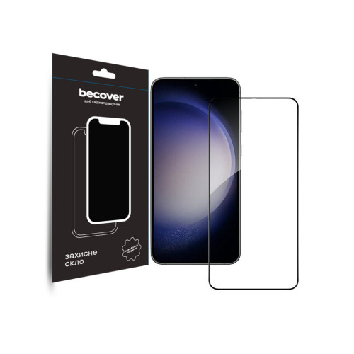 Скло захисне BeCover Samsung Galaxy S23 SM-S911 Black (708821) – BeCover