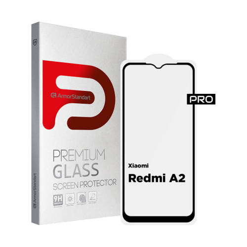 Скло захисне Armorstandart Pro Xiaomi Redmi A2 Black (ARM66569) – Armorstandart