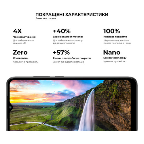 Скло захисне Armorstandart Pro Xiaomi Redmi A2 Black (ARM66569) – Armorstandart (вид 2)