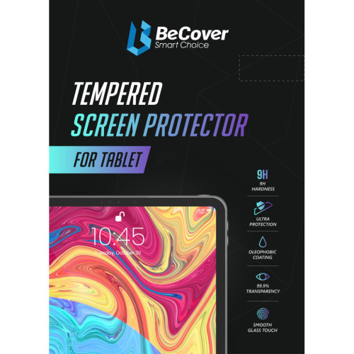 Стекло защитное BeCover Apple iPad Air 5 (2022) 10.9" (708912) – BeCover (вид 1)