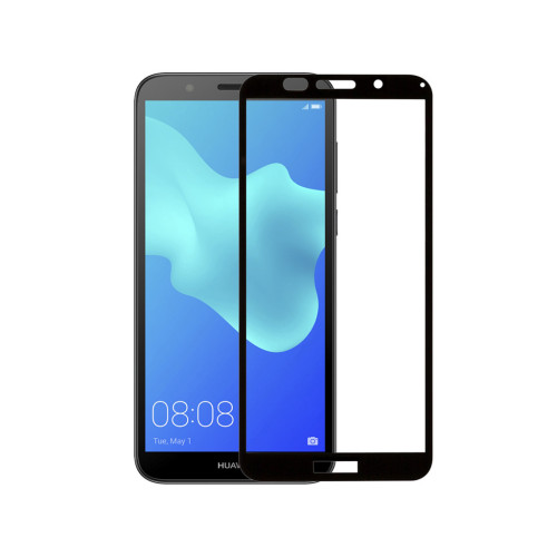 Скло захисне PowerPlant Full screen Huawei Y5 (2018), Black (GL604913) – PowerPlant