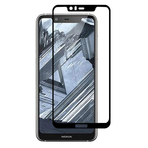 Скло захисне PowerPlant Full screen Nokia 5.1 Plus, Black (GL606238) – PowerPlant