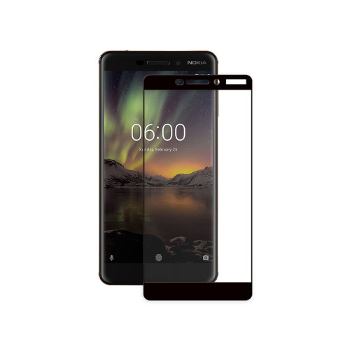 Стекло защитное PowerPlant Full screen Nokia 6.1, Black (GL605262) – PowerPlant