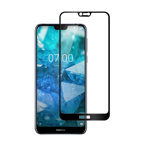 Скло захисне PowerPlant Full screen Nokia 7.1, Black (GL606221) – PowerPlant