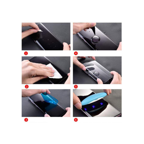 Скло захисне PowerPlant Samsung Galaxy Note 8 liquid glue + UF-lamp (GL604654) – PowerPlant (вид 1)