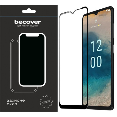 Скло захисне BeCover Nokia G22 Black (709249) – BeCover
