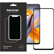 Стекло защитное BeCover Poco M5s Black (709252)