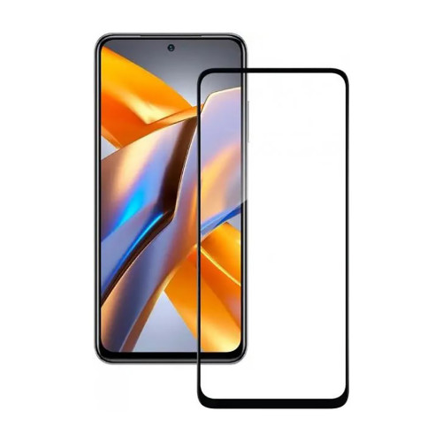 Стекло защитное BeCover Poco M5s Black (709252) – BeCover (вид 1)