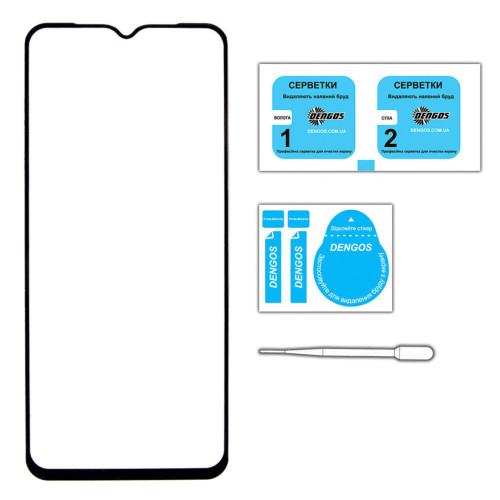 Скло захисне Dengos Full Glue Realme GT Neo 3 (black) (TGFG-300) – DENGOS (вид 2)