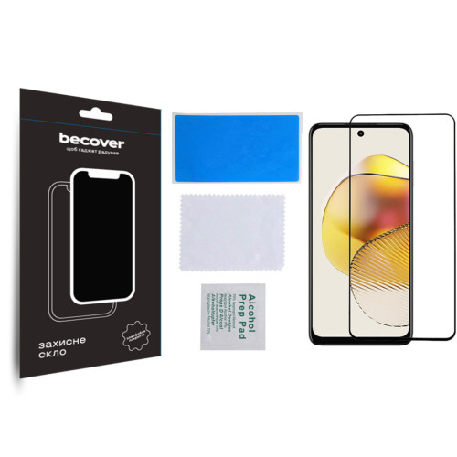 Скло захисне BeCover Motorola Moto G73 Black (709737) – BeCover (вид 2)