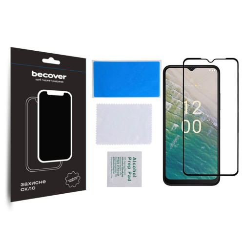 Стекло защитное BeCover Nokia C32 Black (709739) – BeCover (вид 2)