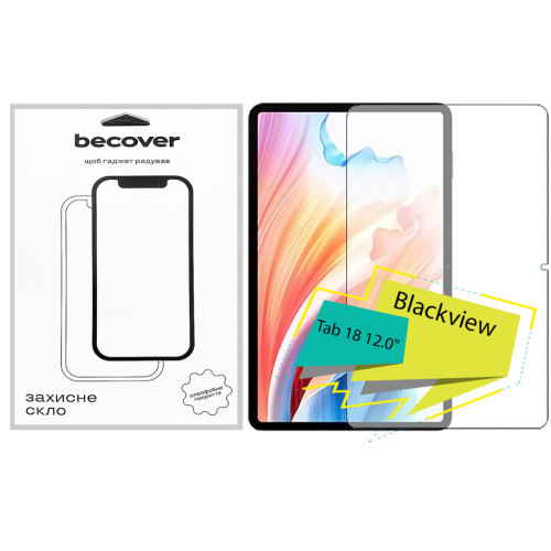 Скло захисне BeCover Blackview Tab 18 12.0" (713039) – BeCover