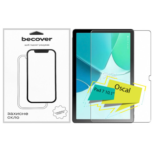 Скло захисне BeCover Oscal Pad 7 10.1" (713040) – BeCover