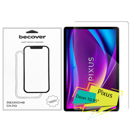 Стекло защитное BeCover Pixus Deon 10.95" (713043) – BeCover