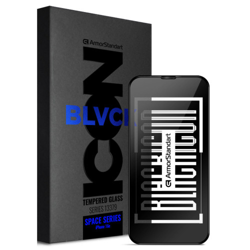 Скло захисне Armorstandart Space Black Icon Apple iPhone 16e (ARM84133) – Armorstandart