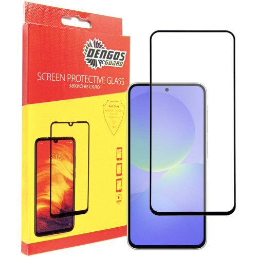 Стекло защитное Dengos Full Glue Samsung Galaxy A36 5G (black) (TGFG-387) – DENGOS