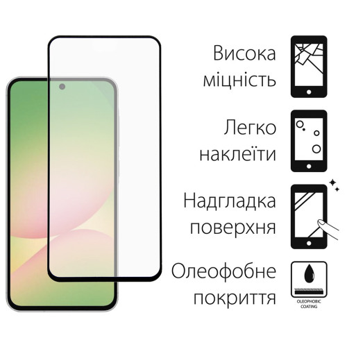 Скло захисне Dengos Kit 2pcs Samsung Galaxy A56 5G (DG-TG2P-69) – DENGOS (вид 1)