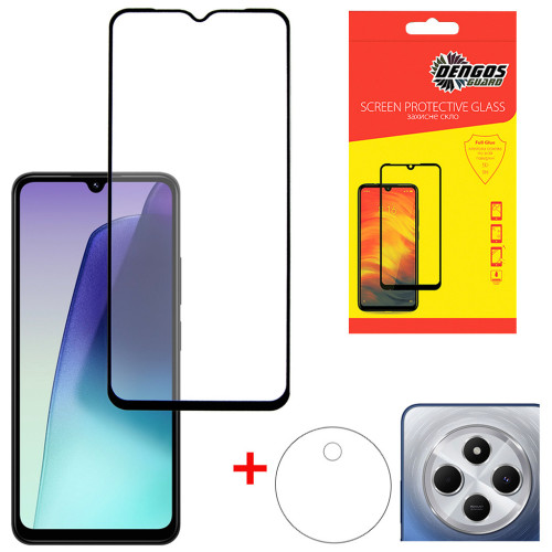 Скло захисне Dengos Xiaomi Redmi 14C Kit (DG-TGSCP-07) – DENGOS