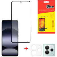 Стекло защитное Dengos Xiaomi Redmi Note 14 4G/5G Kit (DG-TGSCP-08)