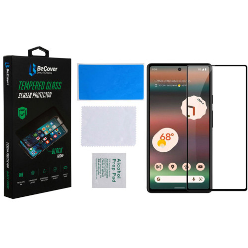 Скло захисне BeCover Google Pixel 6A Black (708757) – BeCover (вид 1)
