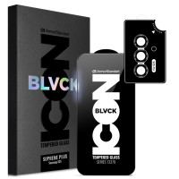 Скло захисне Armorstandart Supreme Plus Black Icon Samsung S25 (ARM85453)