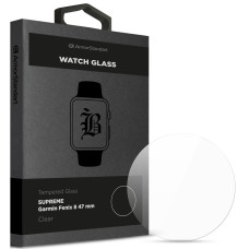 Скло захисне Armorstandart Supreme Black Icon Garmin Fenix 8 47 mm Clear (ARM84721)