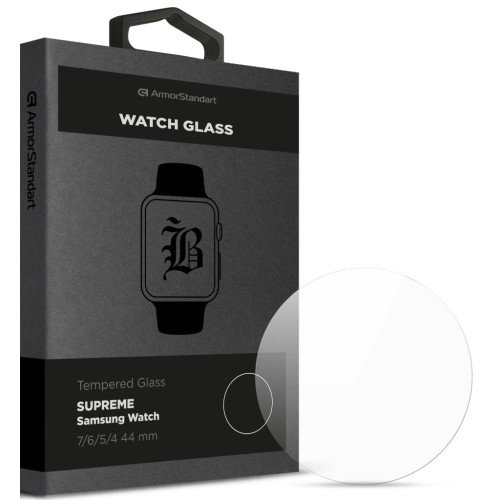 Скло захисне Armorstandart Supreme Black Icon Samsung Watch 7/6/5/4 44 mm (ARM84738) – Armorstandart