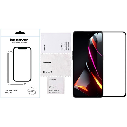 Скло захисне BeCover Nubia V70 Design Black (713455) – BeCover (вид 2)