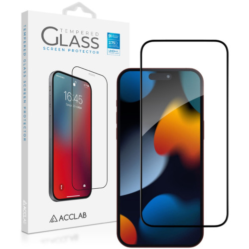Скло захисне ACCLAB Full Glue ESD Apple iPhone 15 Pro Max Black 6,7" (1283126577260) – ACCLAB