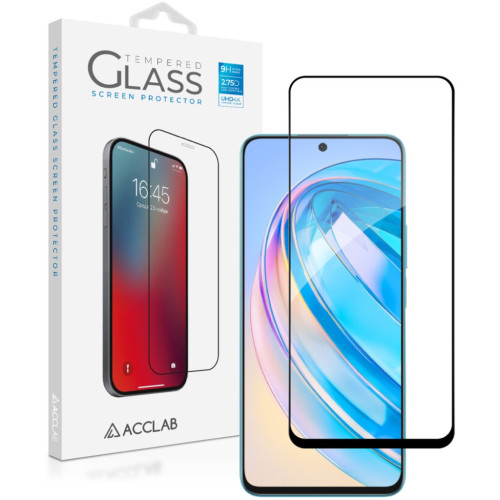 Стекло защитное ACCLAB Full Glue Honor X8A Black (1283126591204) – ACCLAB