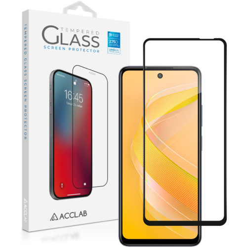 Стекло защитное ACCLAB Full Glue Infinix Smart 8 Black (1283126589652) – ACCLAB