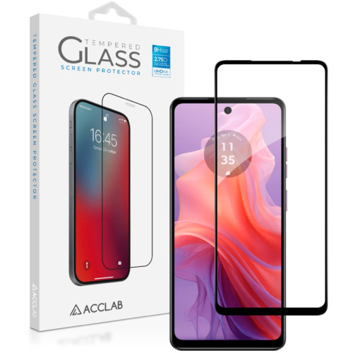 Стекло защитное ACCLAB Full Glue MOTO E14 Black (1283126597688) – ACCLAB