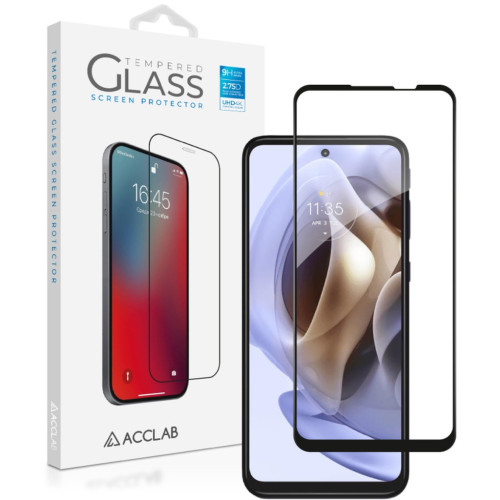 Скло захисне ACCLAB Full Glue MOTO G31/G41 Black (1283126546105) – ACCLAB