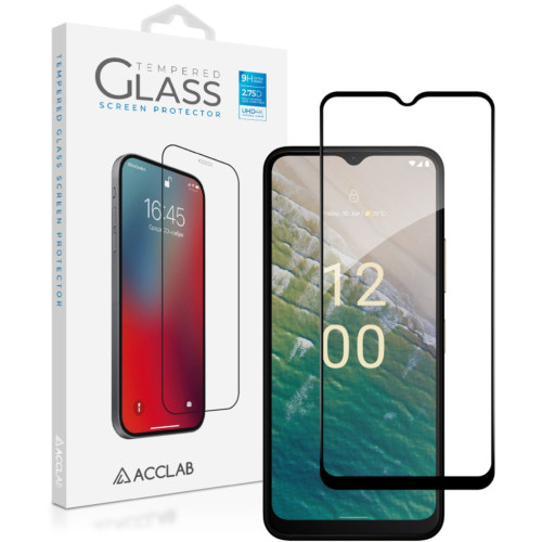 Стекло защитное ACCLAB Full Glue Nokia C32 Black (1283126582219) – ACCLAB