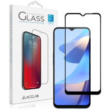 Стекло защитное ACCLAB Full Glue Oppo A18 Black (1283126583131)