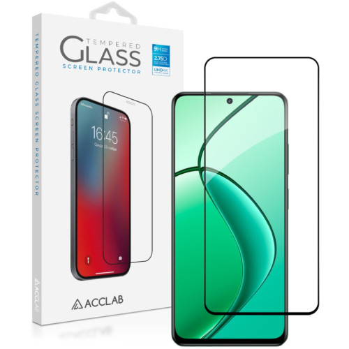 Скло захисне ACCLAB Full Glue Realme 12+ Black (1283126592454) – ACCLAB