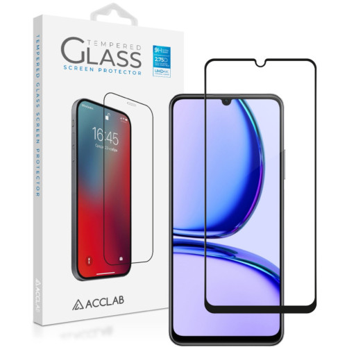 Скло захисне ACCLAB Full Glue Realme C53 Black (1283126577802) – ACCLAB