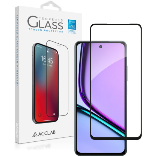 Скло захисне ACCLAB Full Glue Realme C67 Black (1283126590078) – ACCLAB
