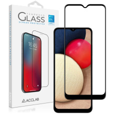 Стекло защитное ACCLAB Full Glue Samsung A02s Black (1283126509612)