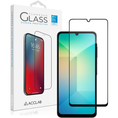 Скло захисне ACCLAB Full Glue Samsung A06 Black (1283126598814) – ACCLAB