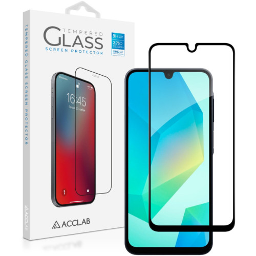 Скло захисне ACCLAB Full Glue Samsung A16 Black (1283126598821) – ACCLAB