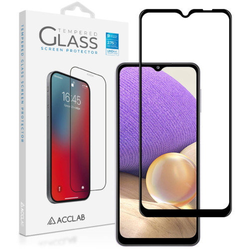 Скло захисне ACCLAB Full Glue Samsung A32 Black (1283126510533) – ACCLAB