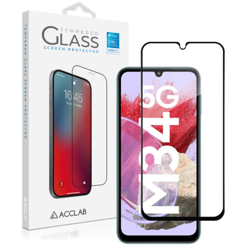 Скло захисне ACCLAB Full Glue Samsung M34 5G Black (1283126575723) – ACCLAB