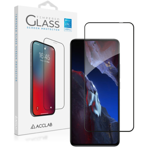 Скло захисне ACCLAB Full Glue Xiaomi PocoF5 Pro Black (1283126589959) – ACCLAB