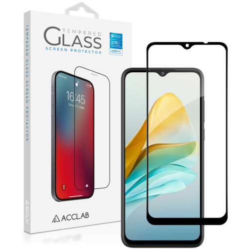 Стекло защитное ACCLAB Full Glue ZTE Blade A53 Black (1283126583278) – ACCLAB