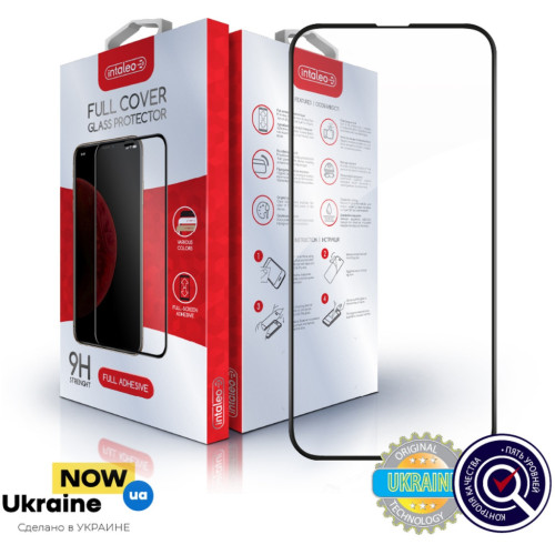 Скло захисне Intaleo Full Glue ESD Apple iPhone 13 Pro Max Black (1283126523953) – Intaleo