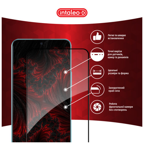Скло захисне Intaleo Full Glue Honor X8A Black (1283126591174) – Intaleo (вид 2)