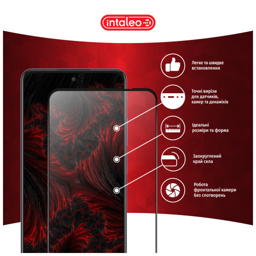 Скло захисне Intaleo Full Glue Oppo A80 Black (1283126598777) – Intaleo (вид 2)
