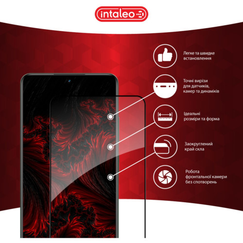 Скло захисне Intaleo Full Glue Realme 12+ Black (1283126592485) – Intaleo (вид 2)